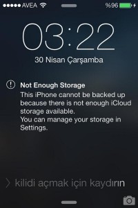 Not Enough Storage